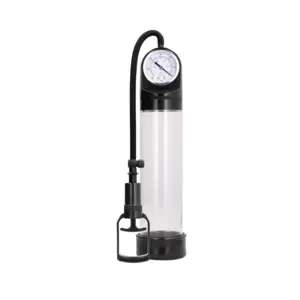 Penispumpe mit Manometer 20 cm Einführungslänge Penispumpe mit Manometer 20 cm Einführungslänge
