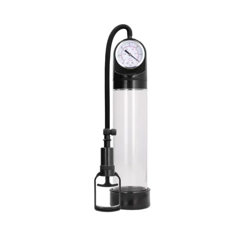 Penispumpe mit Manometer 20 cm Einführungslänge Penispumpe mit Manometer 20 cm Einführungslänge