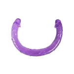 Gode double violet XXL 45 cm