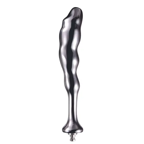 Dildo anale con attacco KlicLok® 19 cm Swirl