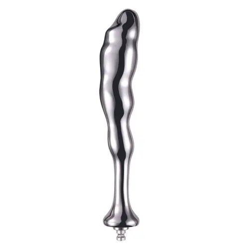 Dildo anale con attacco KlicLok® 19 cm Swirl