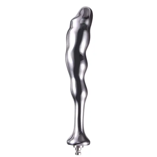 Dildo anale con attacco KlicLok® 19 cm Swirl