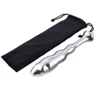 Dildo anale con attacco KlicLok® 19 cm Swirl