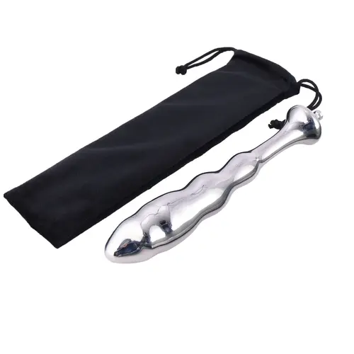 Dildo anale con attacco KlicLok® 19 cm Swirl