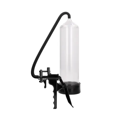 Penis Pump 23 cm with Pistol Grip Transparent - Copy