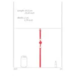 Ouch ! Gag bouche sangle en cuir ajustable - Gag Ball rouge