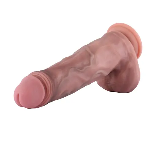 Dildo vibrante temprato grande 25 cm KlicLok