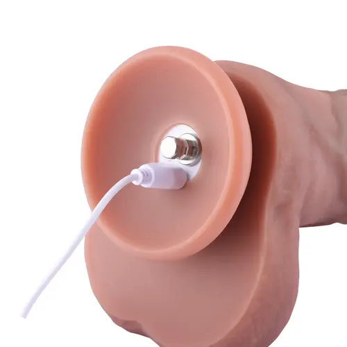 Vibrating Dildo Veined attachment 24 cm KlicLok