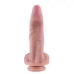 Veined Vibrating XL Dildo attachment of 29 cm KlicLok