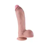 Gehärteter vibrierender XL Dildo Aufsatz 30 cm KlicLok