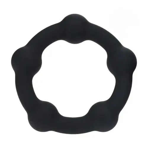 Anello per il pene in silicone con perline