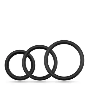 Set di 3 cockring in silicone