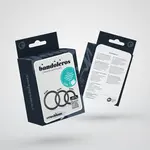Set di 3 cockring in silicone