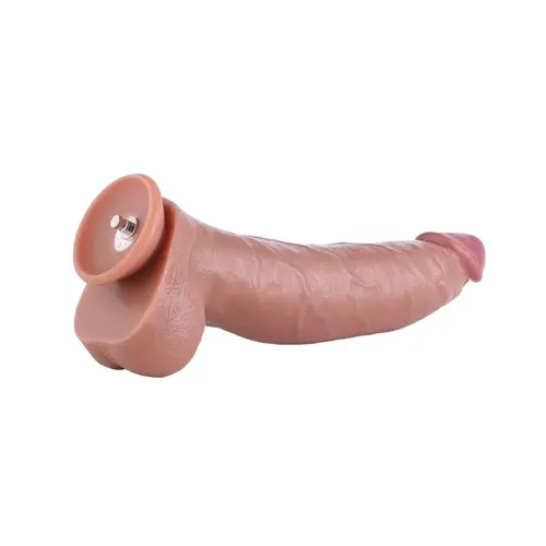 Veined Vibrating XL Dildo Attachment 31 cm with KlicLok