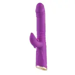 Dildo telescopico vibratore Ricky 280 RPM Licking Bumping Vibrante