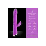 Dildo telescopico vibratore Ricky 280 RPM Licking Bumping Vibrante
