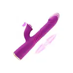 Consolador Telescópico Vibrador - Empujar Lamer Vibrar Consolador Telescópico Vibrador - Empujar Lamer Vibrar
