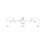 Ergonomic Footrest Adjustable & Tilting for Sex Machines