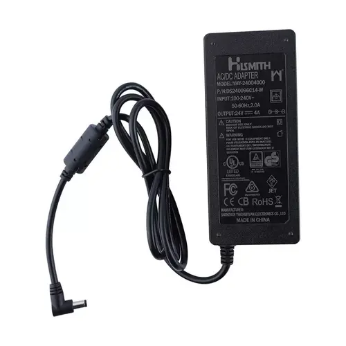 Alimentatore adattatore Hismith 24V 4A 100W AC/DC, connettore di alimentazione Alimentatore adattatore Hismith 24V 4A 100W AC/DC, connettore di alimentazione