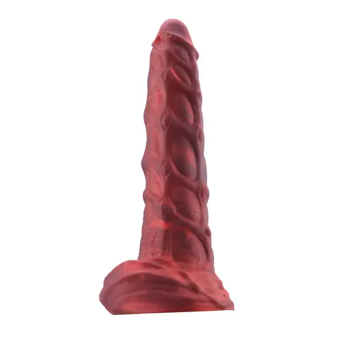 Gode Fantasy Dragonfire en silicone haut de gamme avec connecteur KlicLok® et ventouse