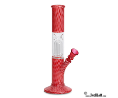 Glazen Rode Ice Bong