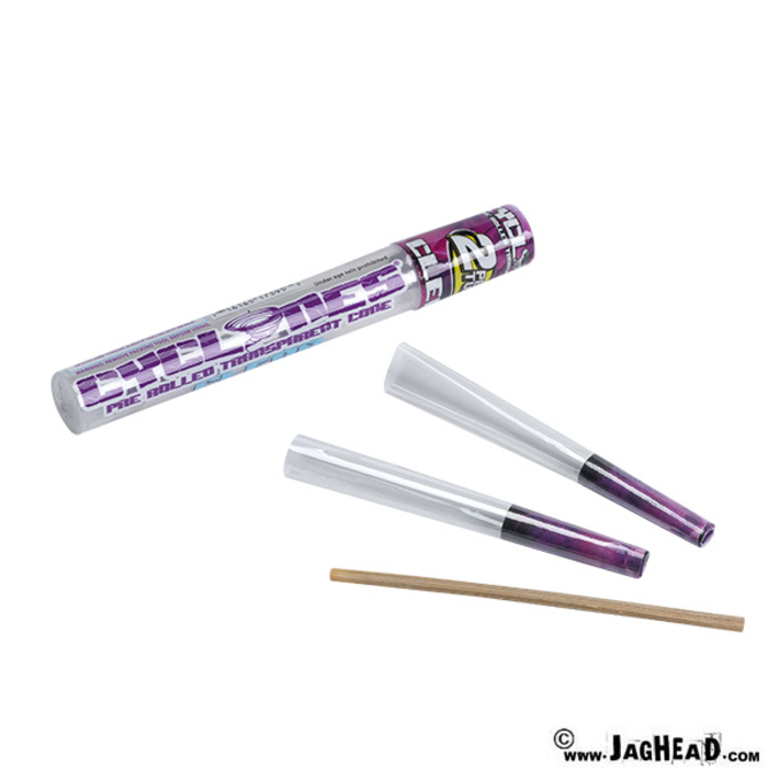 Transparante Cyclones Purple 1.25