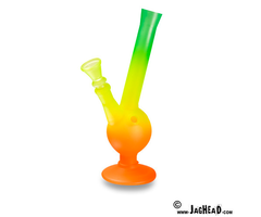 Mat glazen rasta bong