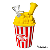 Popcorn silicone bong