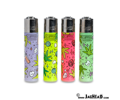 Clipper Clipper Aansteker Happy weedleaf