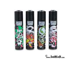Clipper Clipper Aansteker Fantasy Skull