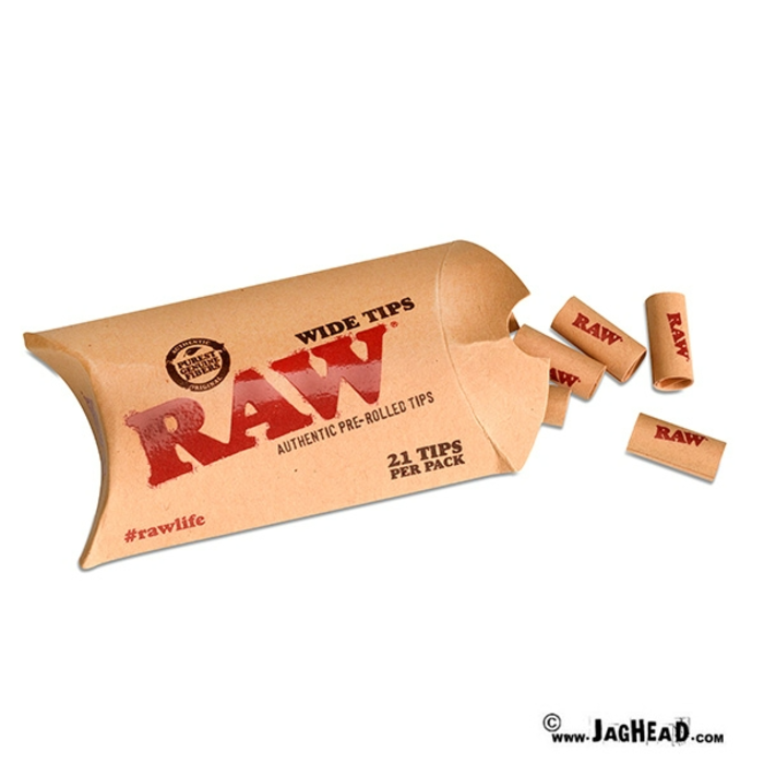 Raw Raw Voorgerolde Ongebleekte Bredetips