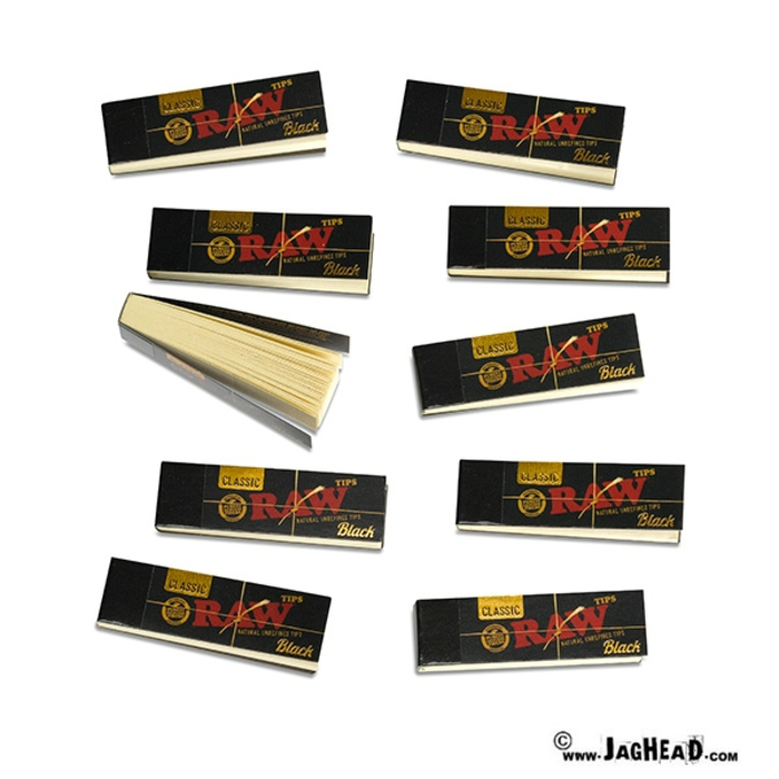 Raw Raw Black Filtertips