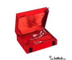 Kleine glazen bong  in box