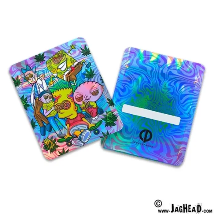 CRAVEPACKS Mylar hersluitbare gripzak Cartoon Simpsons