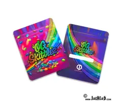 CRAVEPACKS Mylar hersluitbare gripzak OG Skittlez