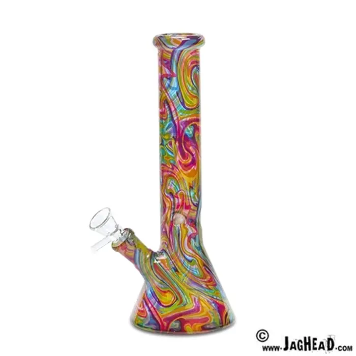 Glazen Abstract Colours Bong