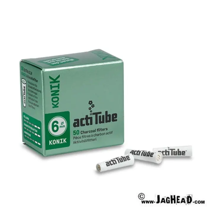 Actitube Extra Slim Filters 6mm Konik