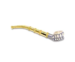 Metalen Puurpijp met stenen kopje