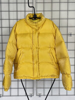 Moncler 90s yellow shiny puffer jacket