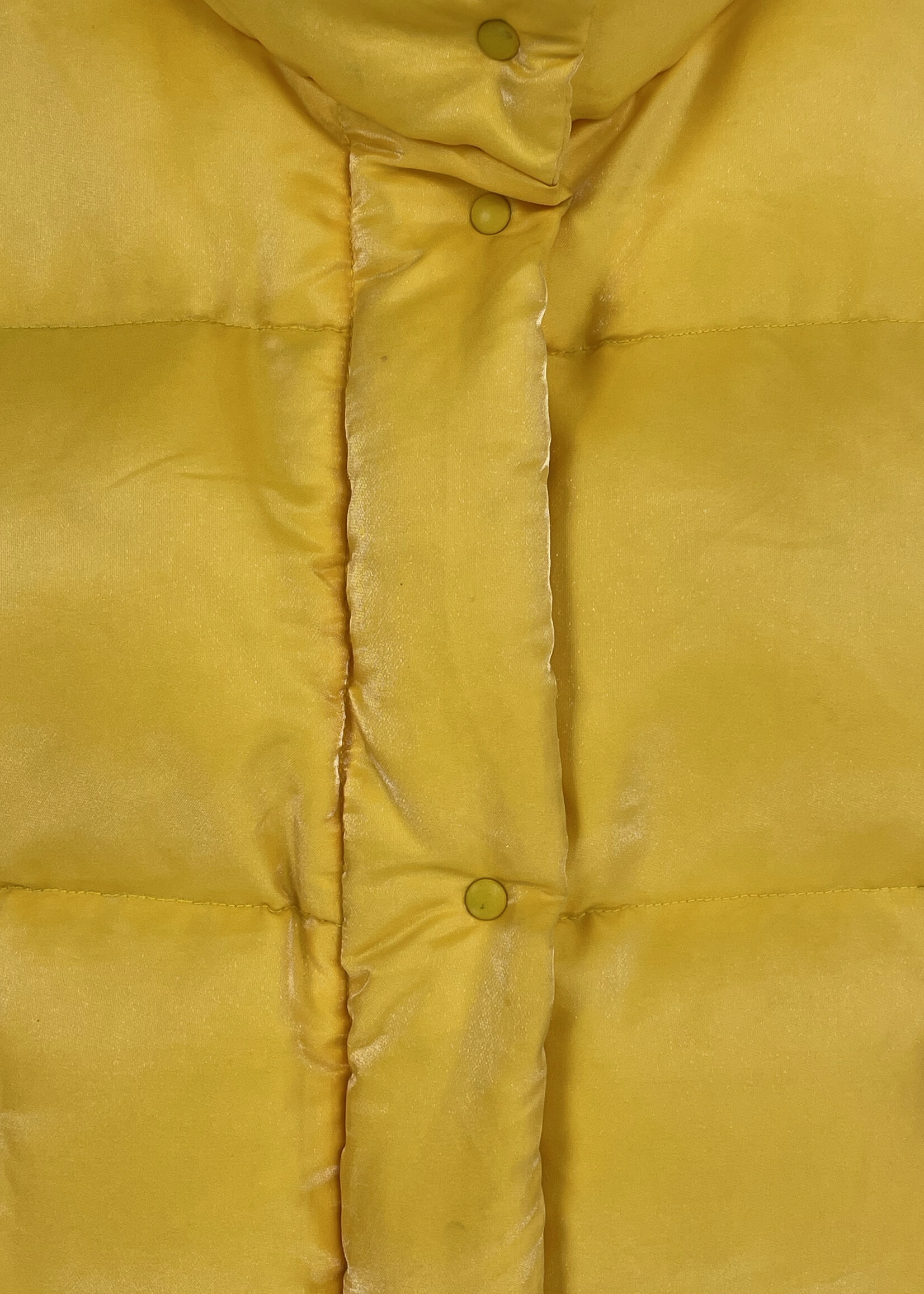 Moncler 90s yellow shiny puffer jacket