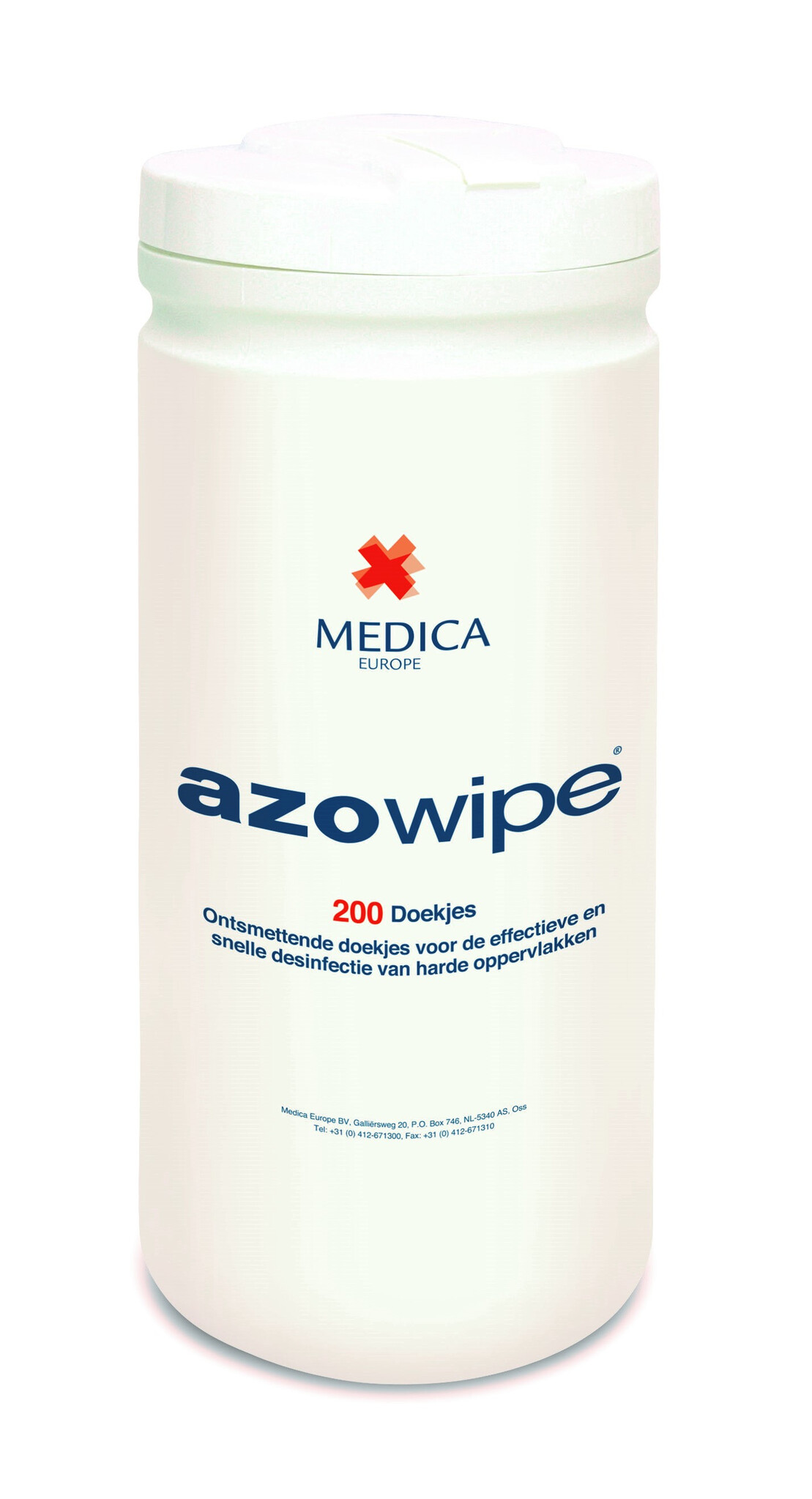 Azowipe alcoholdoekjes dispenser 200 stuks