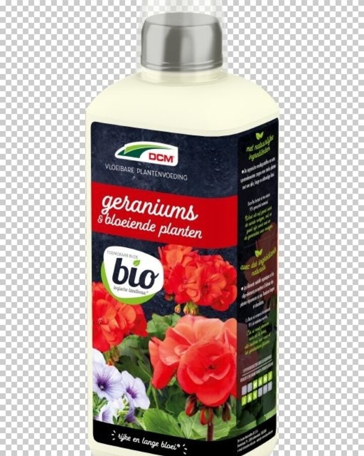 Vloeibare meststof voor geraniums 0,8L  | Plantbenodigheden