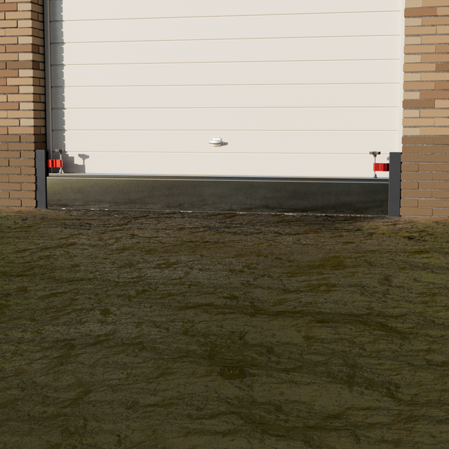 Hoogwaterbescherming - 1000 mm hoog; 3000-3500 mm breed