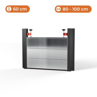 Hoogwaterbescherming - 60 cm hoog; 50-160 cm breed