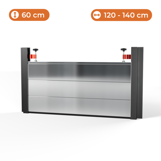 Hoogwaterbescherming - 600 mm hoog; 1200-1400 mm breed