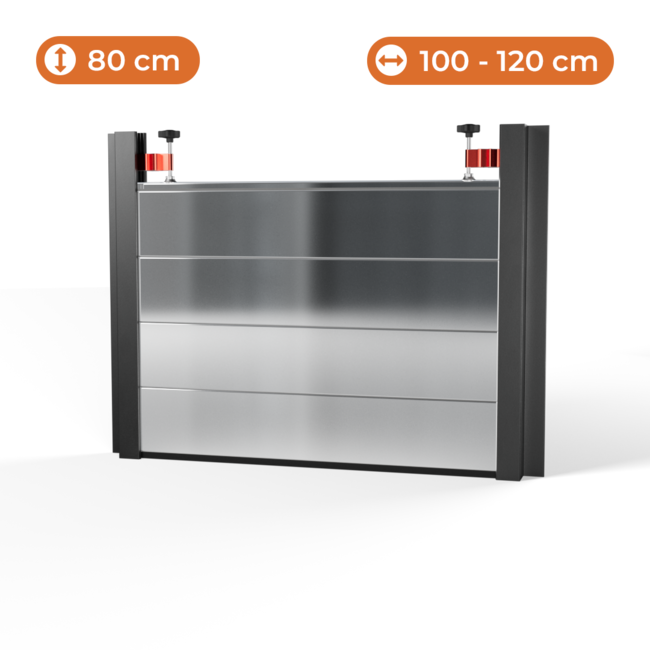 Hoogwaterbescherming - 800 mm hoog; 1000-1200 mm breed