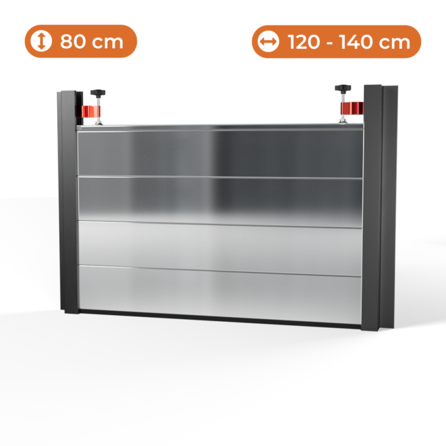 Hoogwaterbescherming - 800 mm hoog; 1200-1400 mm breed