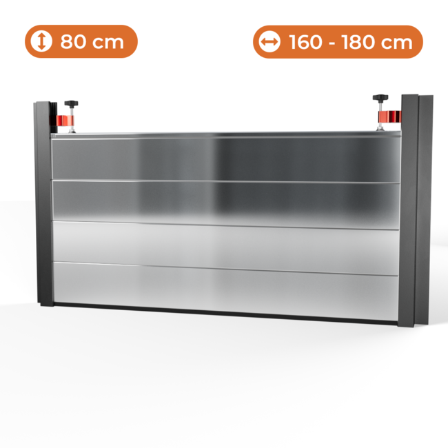 Hoogwaterbescherming - 800 mm hoog; 1600-1800 mm breed