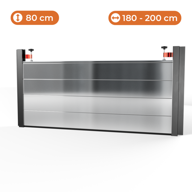 Hoogwaterbescherming - 800 mm hoog; 1800-2000 mm breed