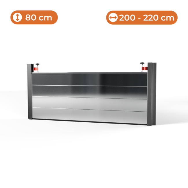 Hoogwaterbescherming - 800 mm hoog; 2000-2200 mm breed